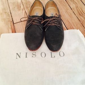 Nisolo Oliver Oxford in slate gray